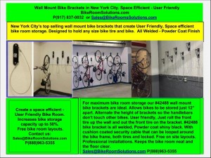 Wall Mount Bike Hooks NYC