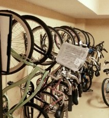 wall mount bike racks Los Angeles CA