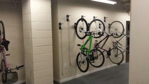 Wall Mount Bike Brackets installed on Upper Eastside. Space saving User friendly, Free bike room layouts, professional installations. Lifetime Warranty. #42488. P(917)837-0032