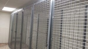 Tenant Storage Cages installed in Condo complex in Old Bridge generate revenue. Free on site layouts. Sales@BIkeRoomSolutions.com
