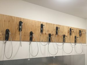 #42488 wall mount bike brackets installed on Cliffwood Ave.