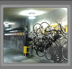 Wall Mounted bike rack NYC