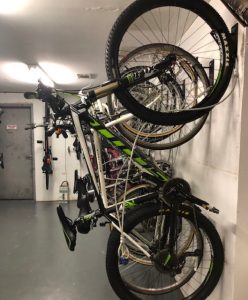 Wall Mount vertical bike racks