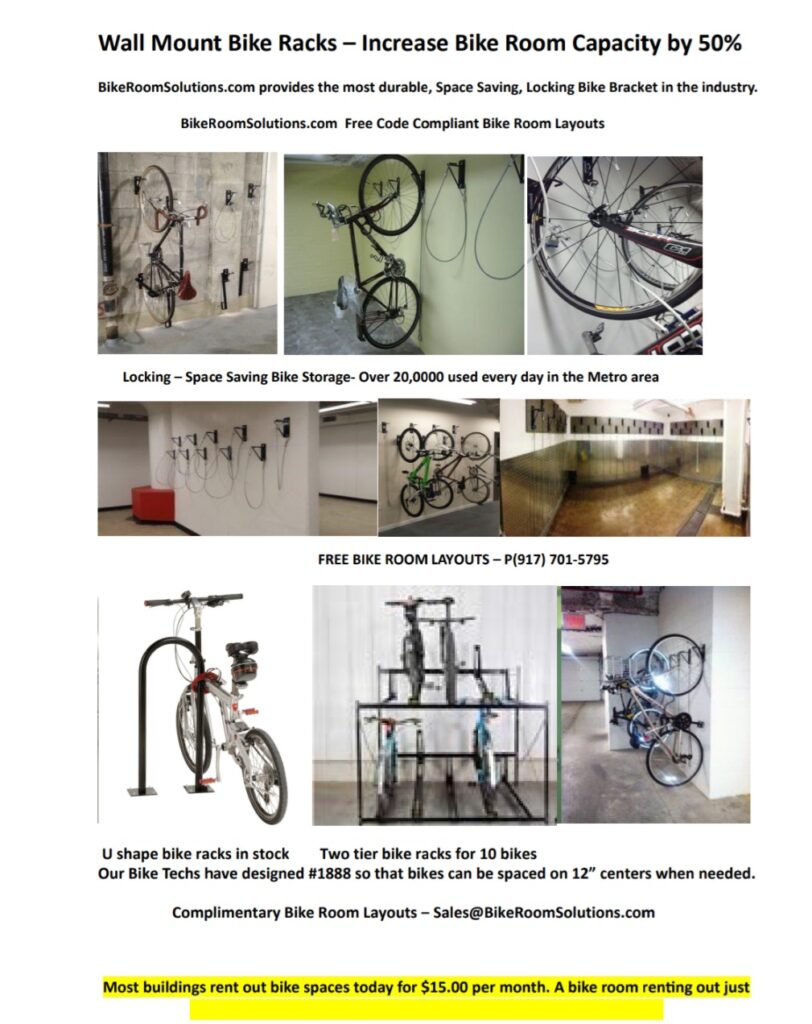 Wall Mount Bike Racks NYC
